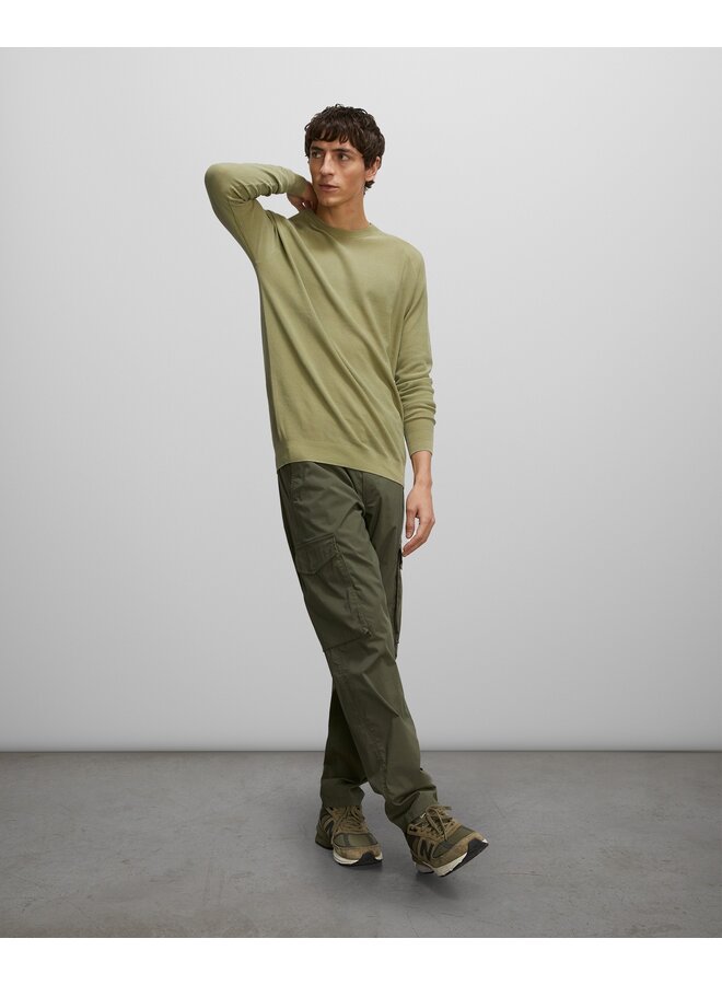 Crew Pique – Sage Green