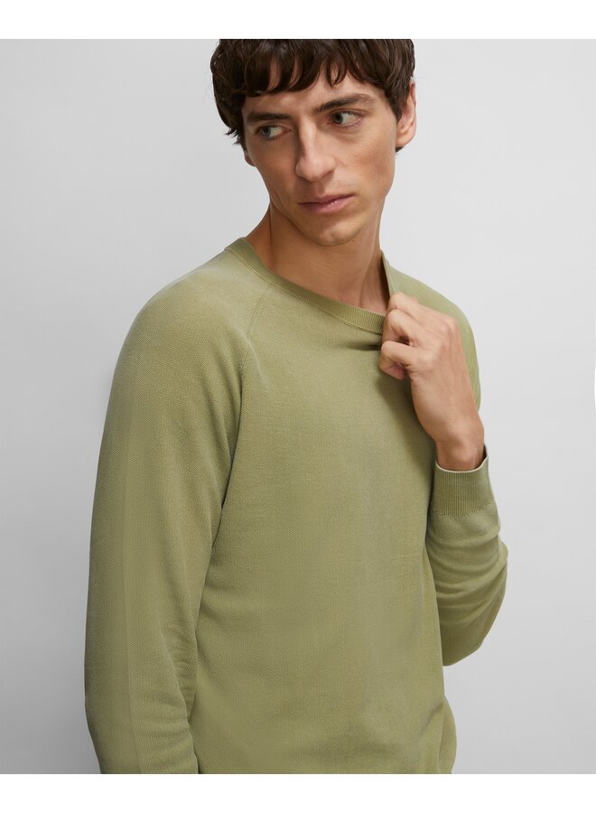 Crew Pique – Sage Green