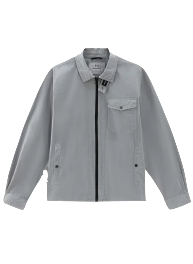 Gabardine Overshirt – Mineral Grey