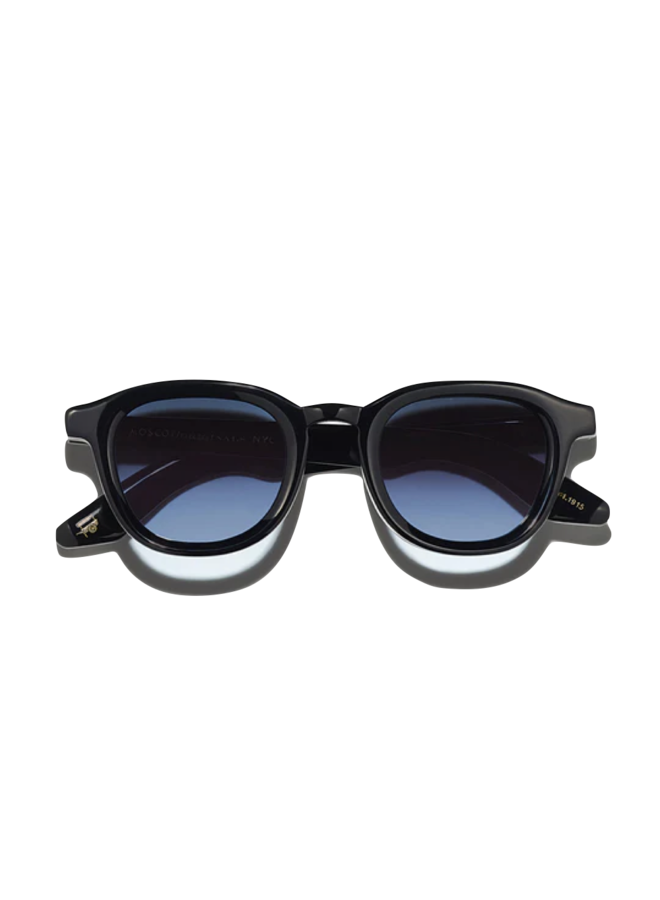 Dahven Sun - Black Denim Blue Lenses