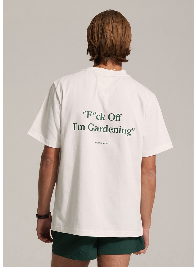 F*ck off I’m Gardening Tee – White