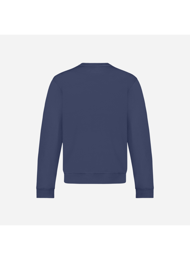 Essential Logo Sweater Deep - Deep Blue