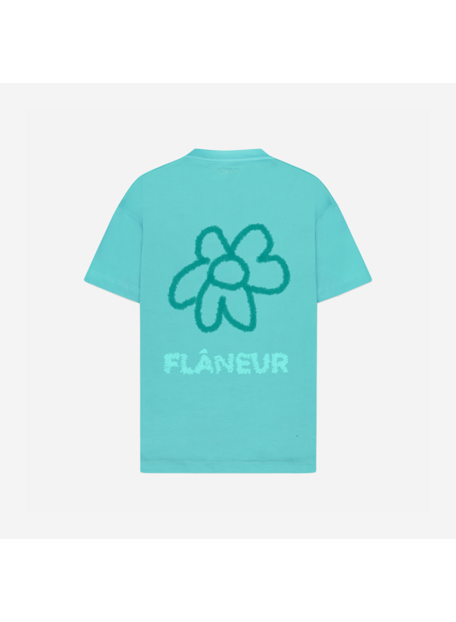 Flower Doodle T-Shirt - Green