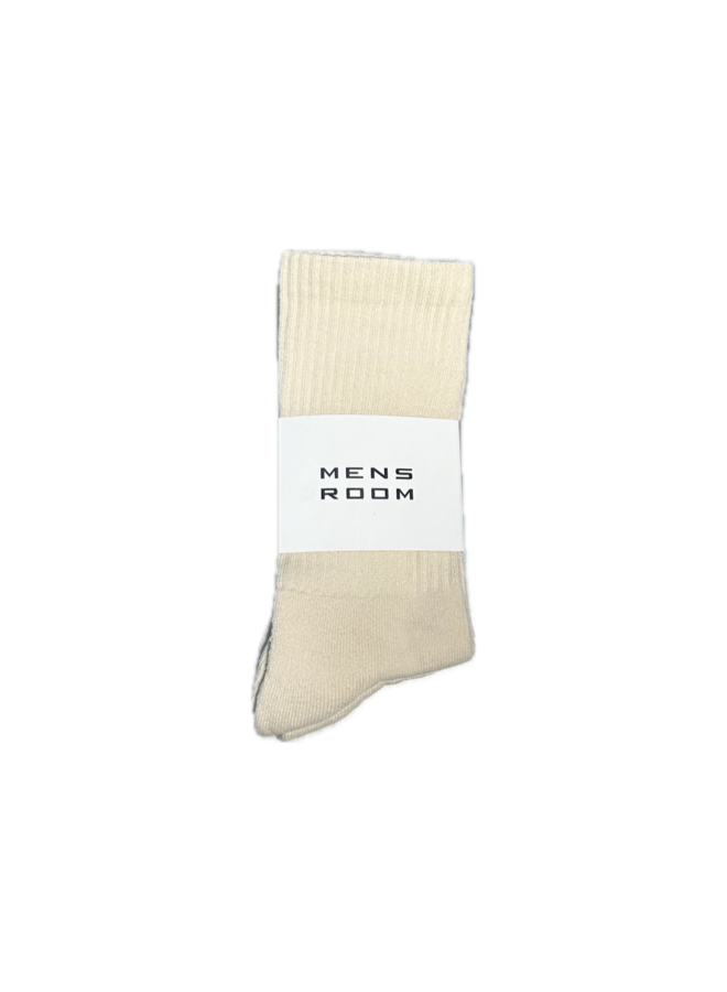 Mensroom 3-Pack Socks – Creme