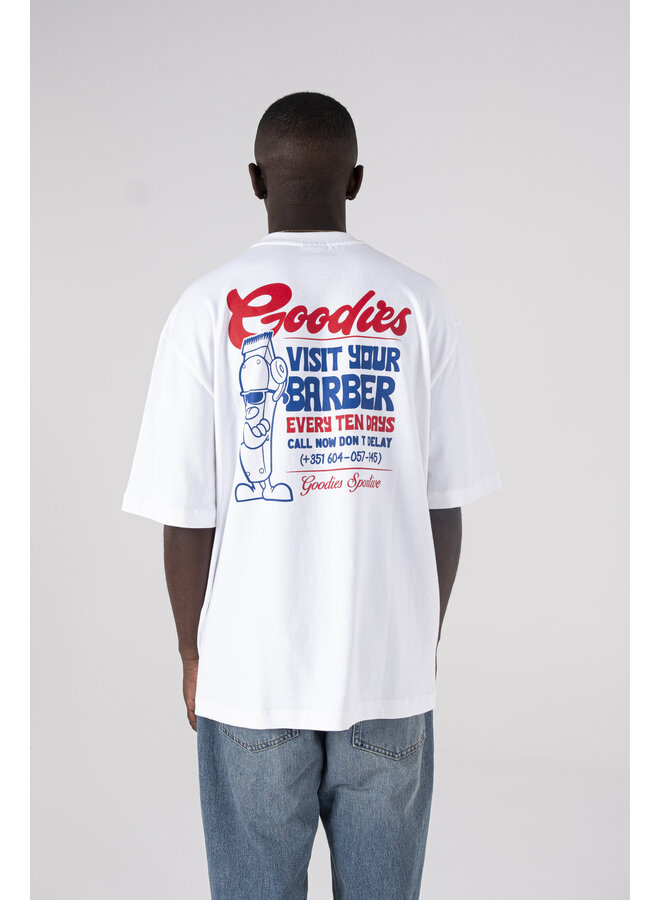 Barber Tee – White