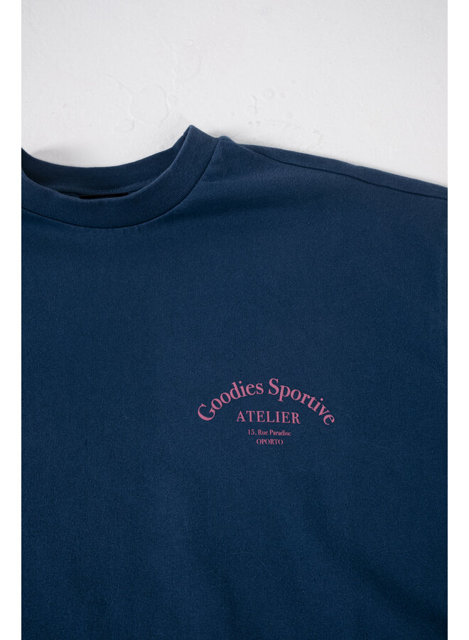 Premium Tee – Blue Stone Wash