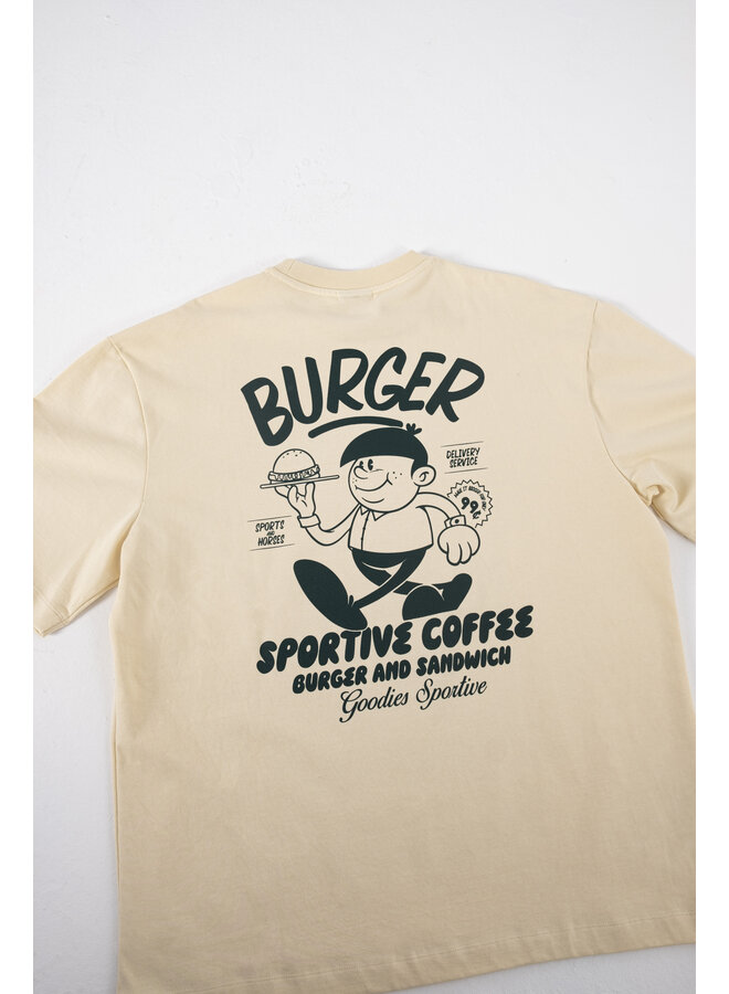 Burger Tee – Butter