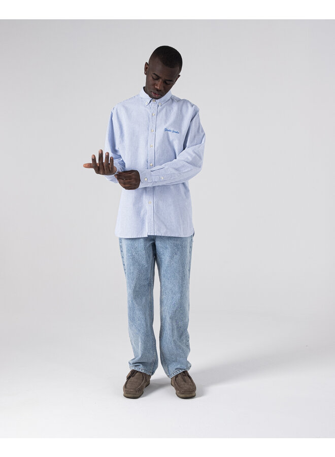 Oxford Relaxed Shirt – Blue/White