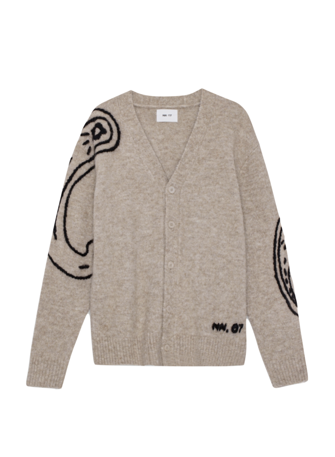 Kyle Cardigan 6672 - Greige