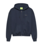 Eyelets Zip Hoodie - Navy Blazer