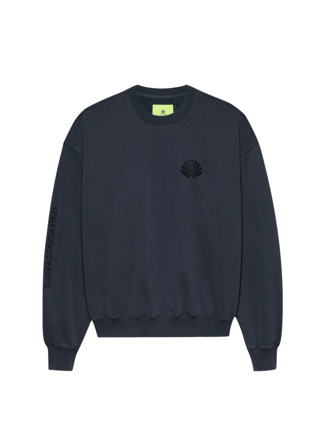 Logo Crewneck Tonal - Navy Blazer