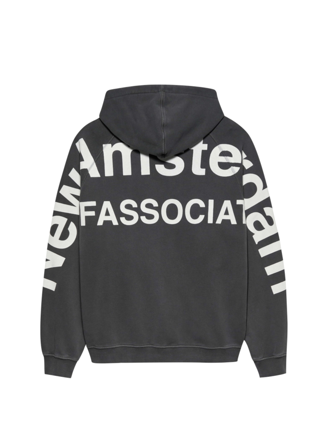 Logo Line Hoodie - Anthracite