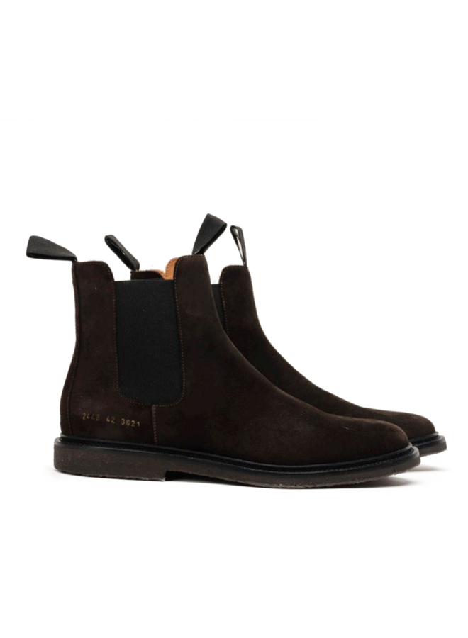 Chelsea in Waxed Suede – Brown