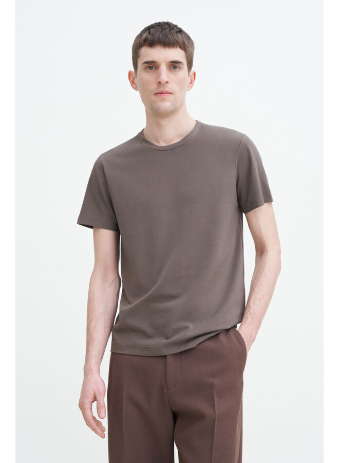 Stretch Cotton Tee - Dark Sage