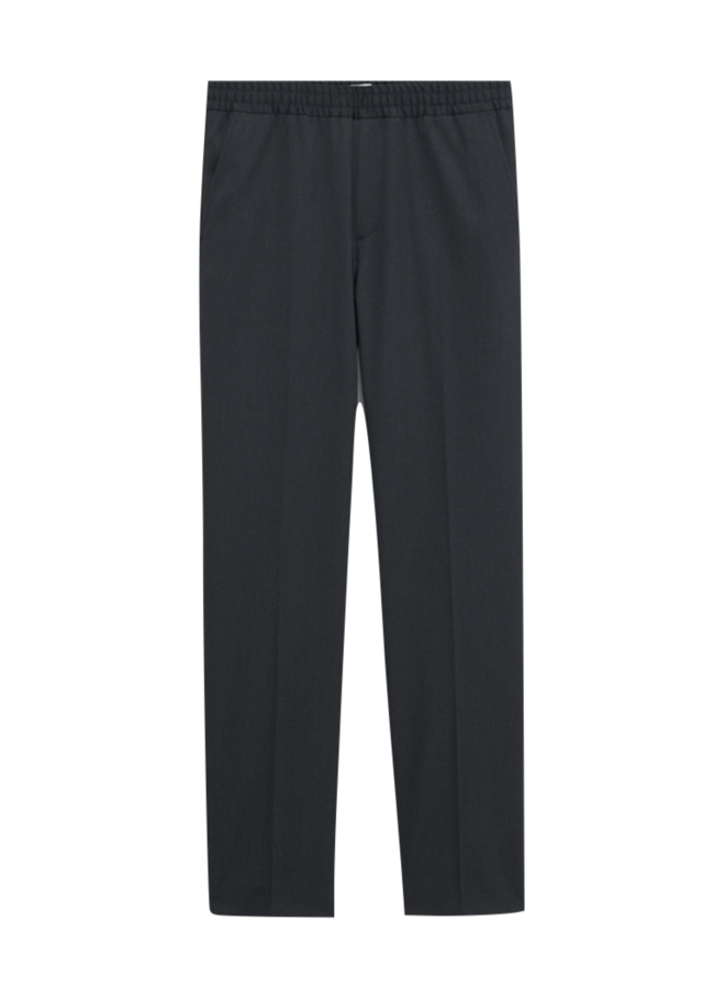 Relaxed Wool Trousers - Anthracite