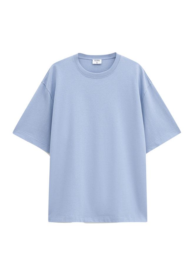 Heavy Crewneck Tee – Air Blue