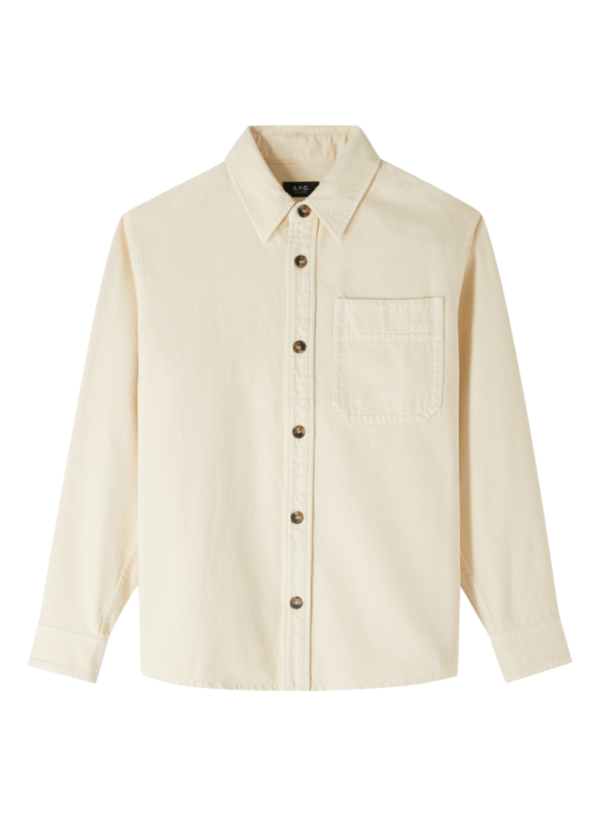 Surchemise Basile Brodee - Vanilla