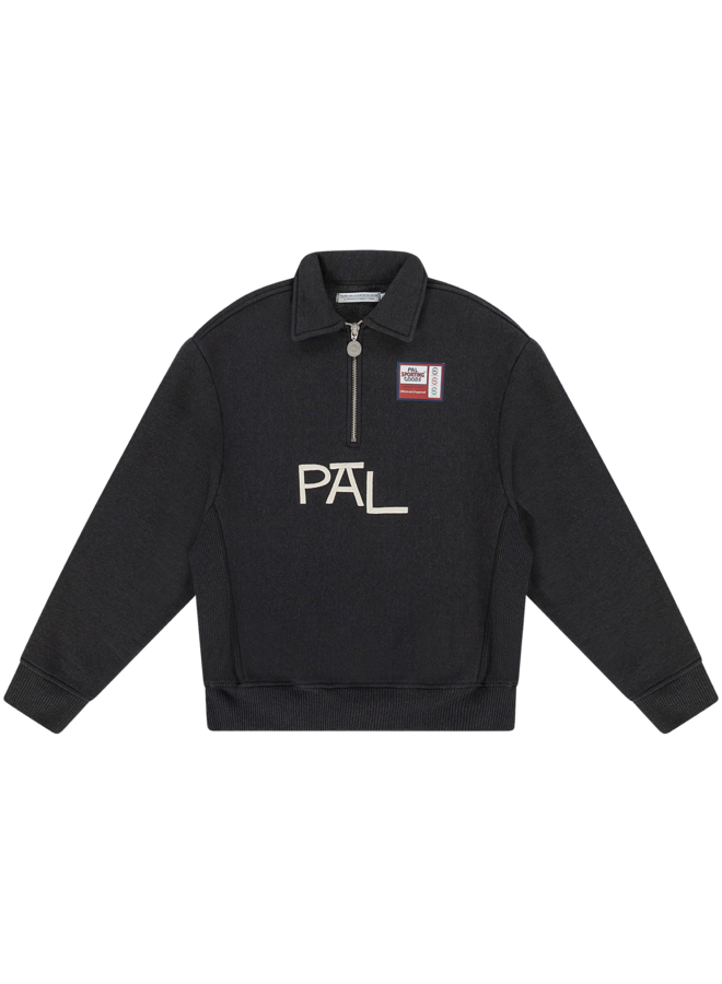 Wet Pass Half  Zip – Caviar Black