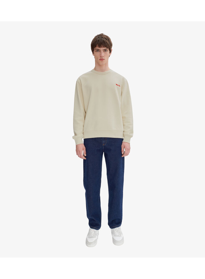 Sweat Boxy Petit VPC - Mastic/Red