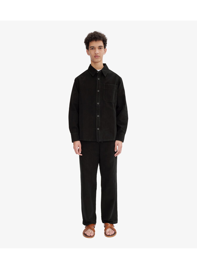 Surchemise Basile Brodee Poitrine - Black