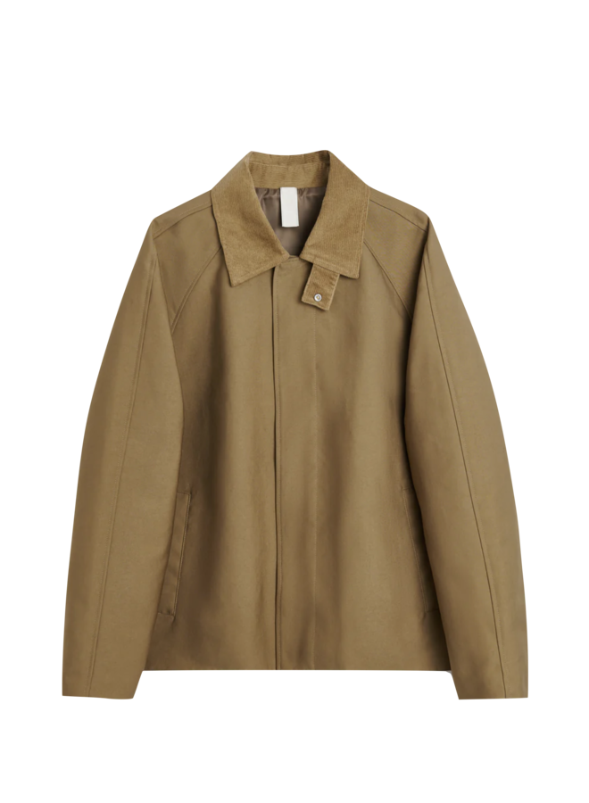 Short Raglan Coat - Beige