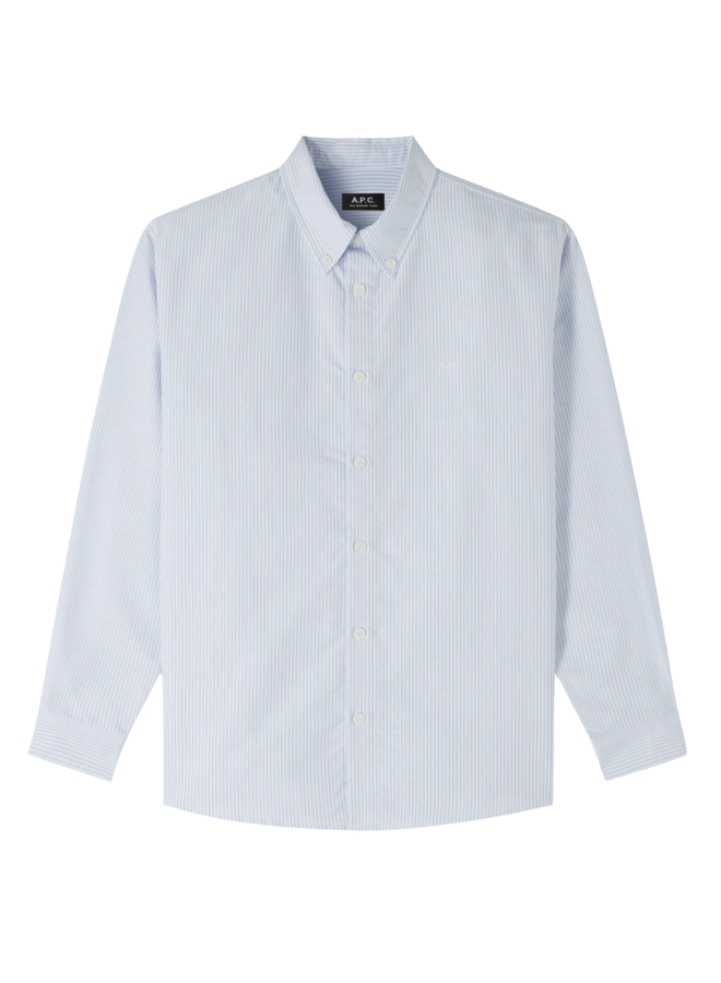 Chemise Greg Logo - Blue