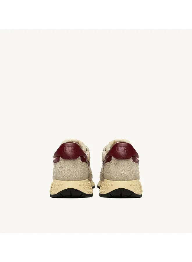 Reelwind Low Man Suede - Net Ecru / Rubwine