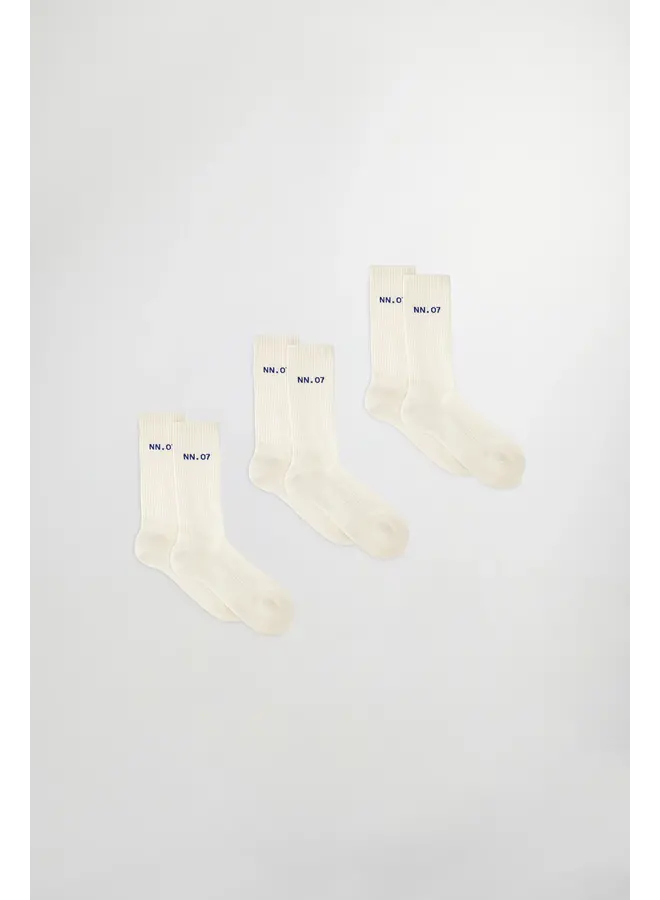 Tennis Sock 9184 3-Pack - Ivory