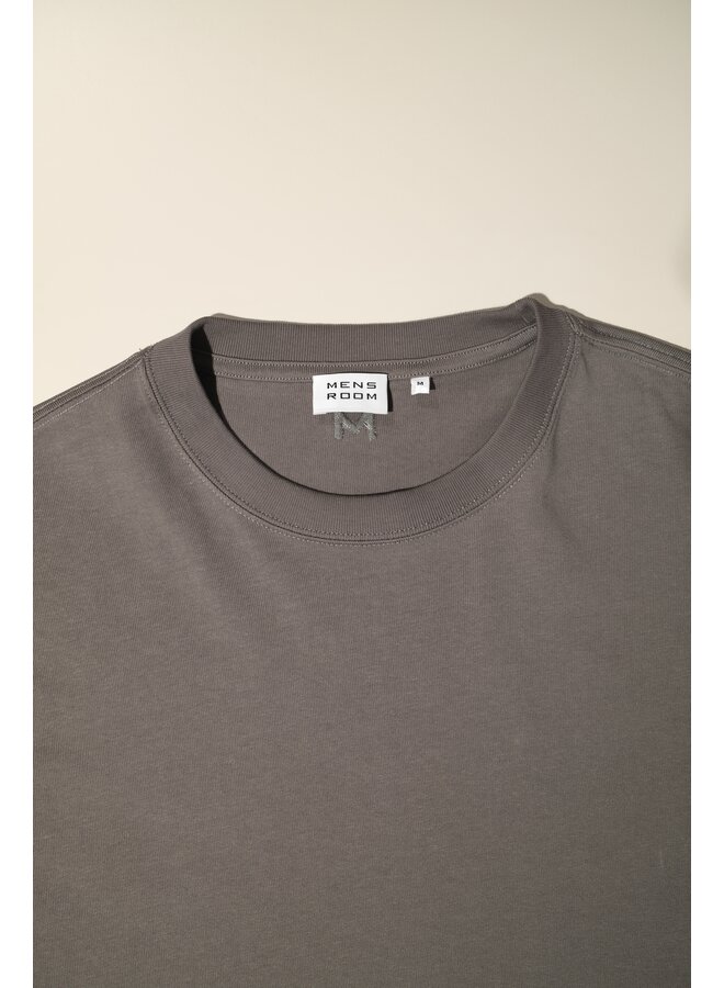 Boxy Tee 300gsm - Warm Grey