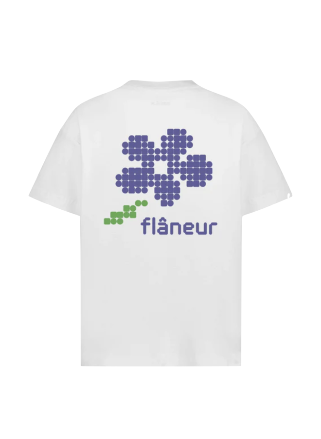 Pixel Flower T-Shirt - White
