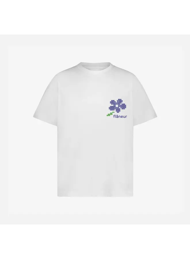 Pixel Flower T-Shirt - White