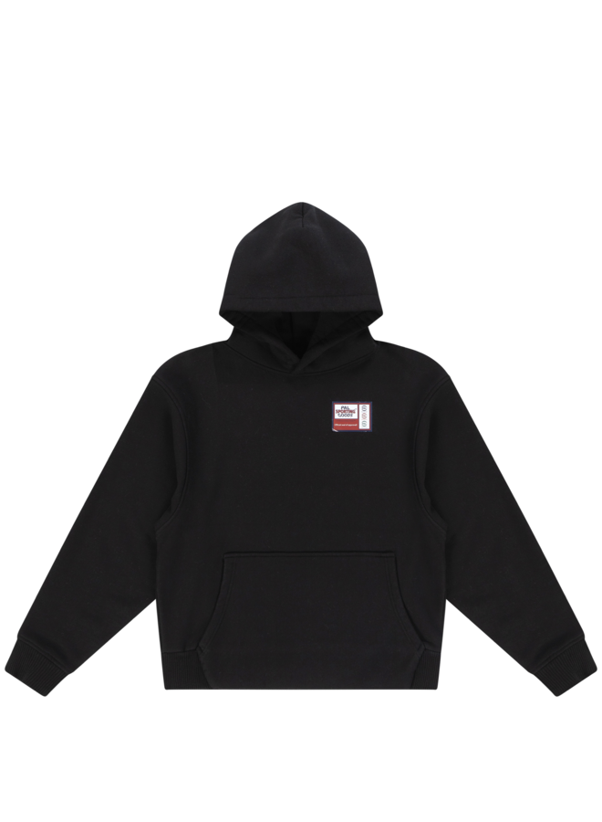 Bricks On The Wall Hoody- Caviar