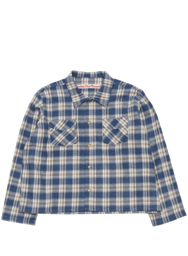 Club Overshirt - Blue Check