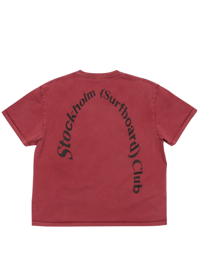 Box Tee Back Logo - Cherry