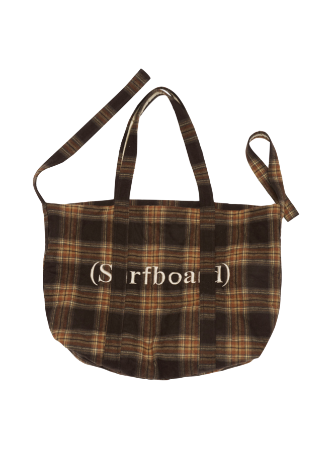 Weekend Tote - Brown Check