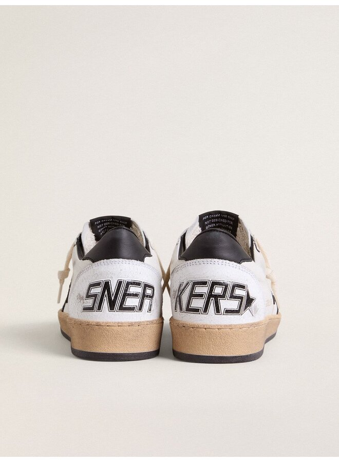 Ballstar Nappa - White/Black