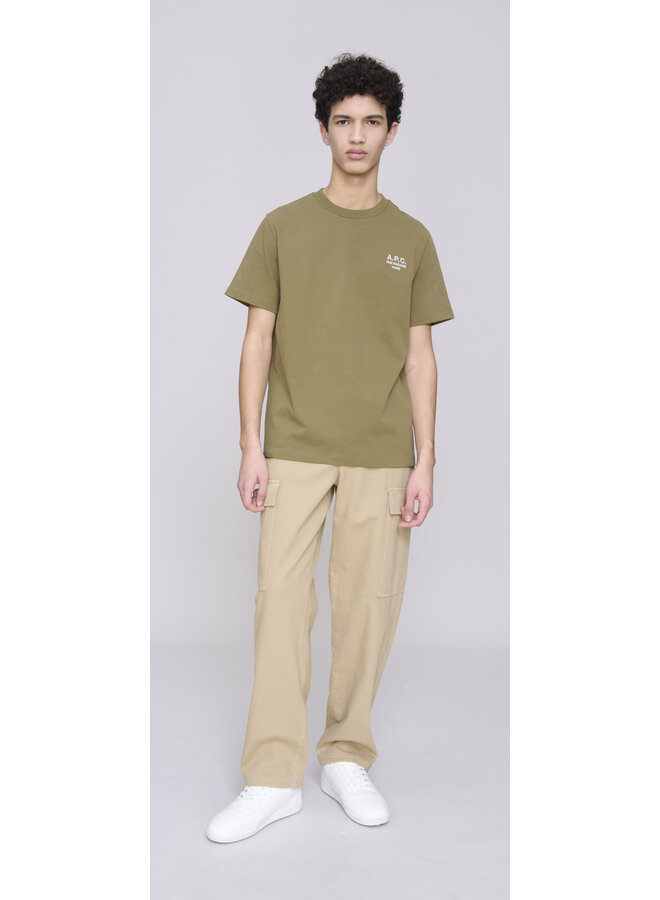 T-Shirt Standard Rue Madame Gots - Kaki / White