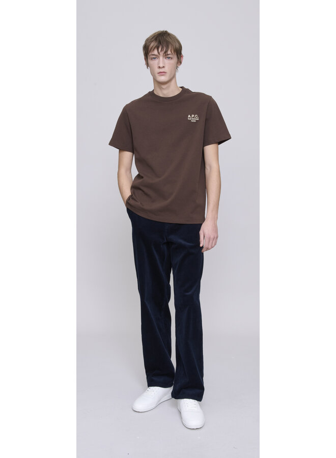 T-Shirt Standard Rue Madame Gots - Ecru / Brown