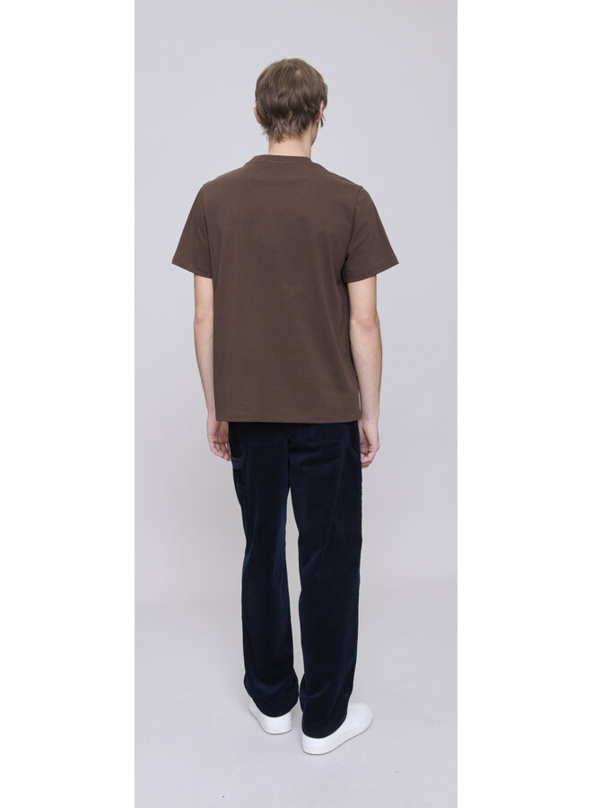 T-Shirt Standard Rue Madame Gots - Ecru / Brown