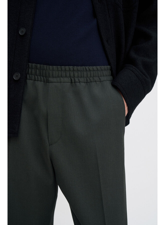 Theo Trousers - Green Melange