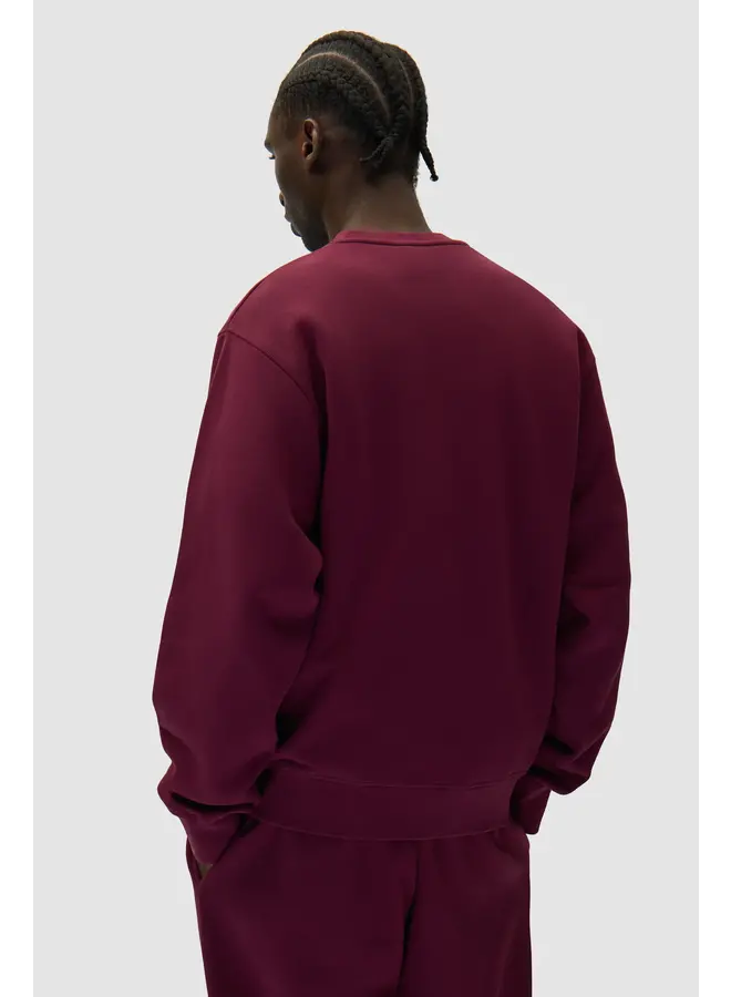 Arte Heart Crewneck - Bordeaux