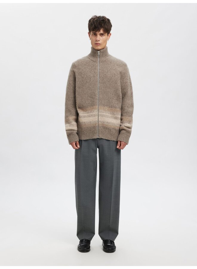 Anrfell 253 Brushed Trouser - Grey Melange