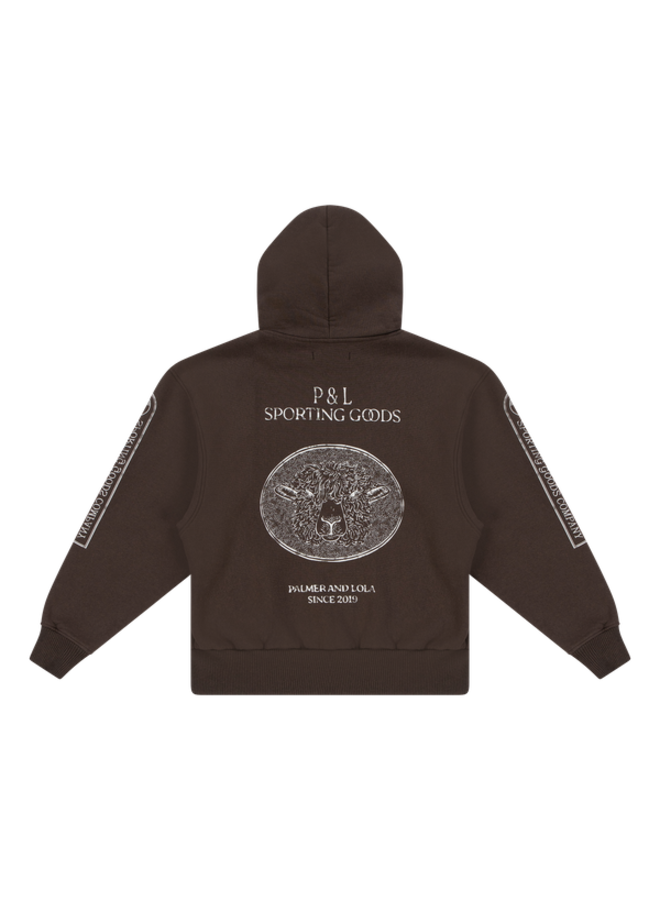 Wolds Hoody - Deep Mahogany