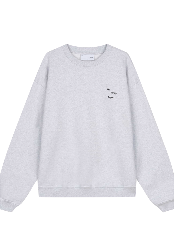 TSR Logo Bar Crewneck - Heather Grey