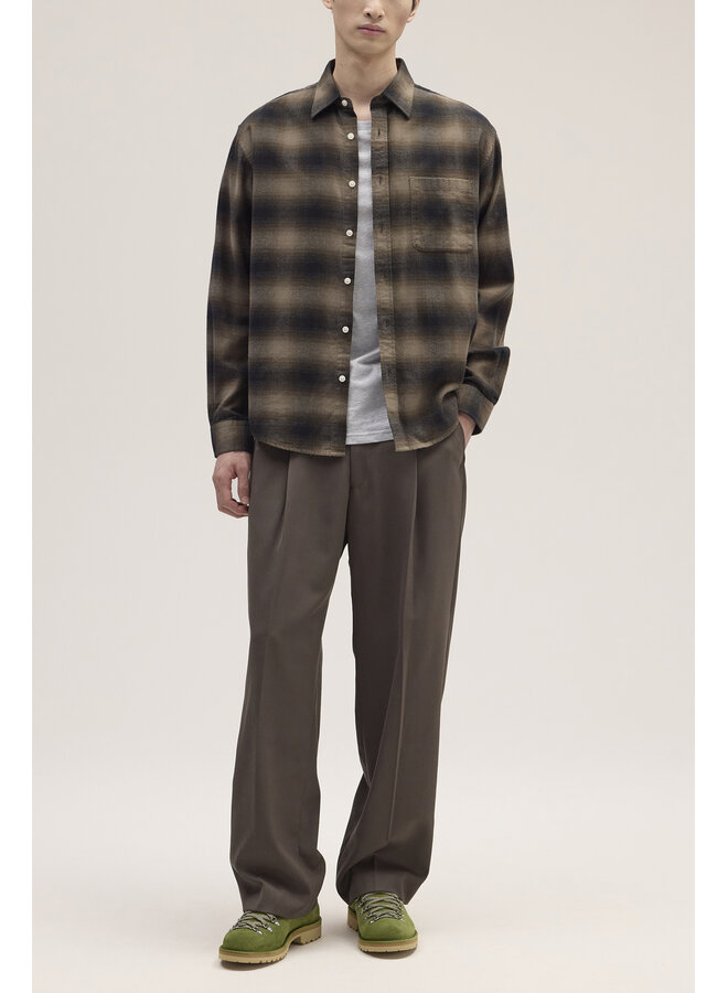 Deon Flannel Shirt - Black Check