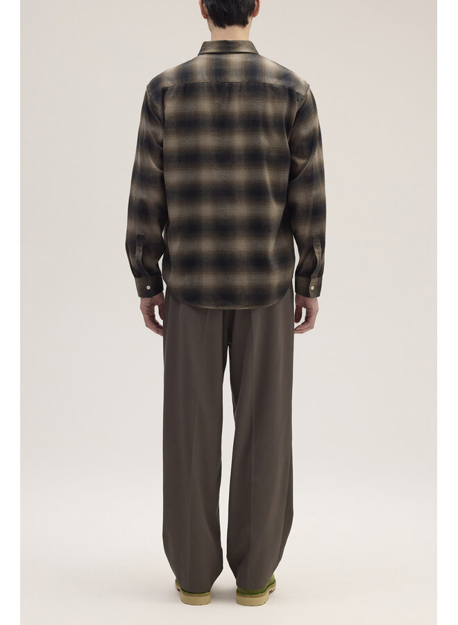 Deon Flannel Shirt - Black Check