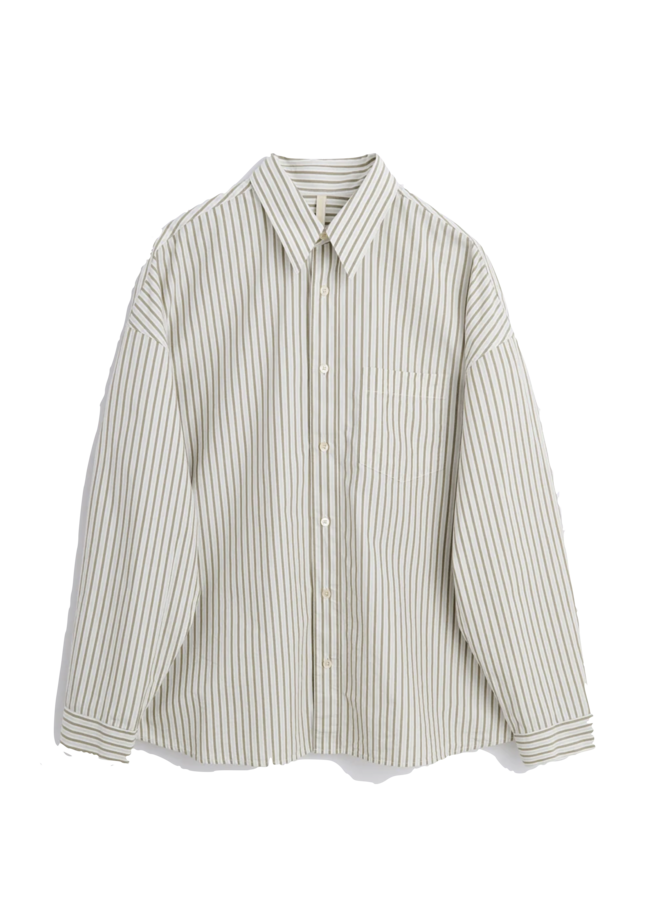 Stable Shirt - White / Khaki