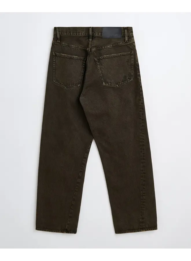 Wide Twist - Overdyed Black Khaki