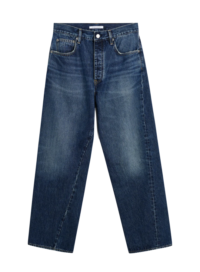 Wide Twist - Dark Blue Worn