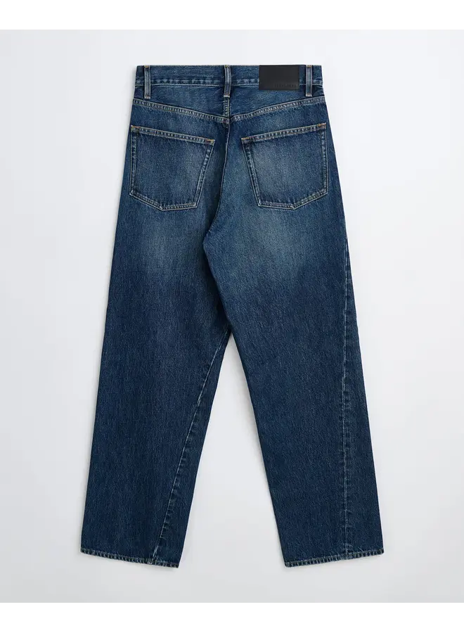 Wide Twist - Dark Blue Worn